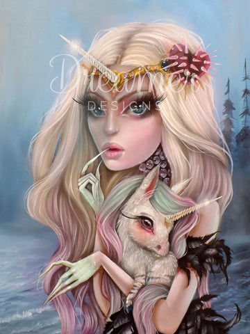 Unicorn Keeper- Diamond Art Painting